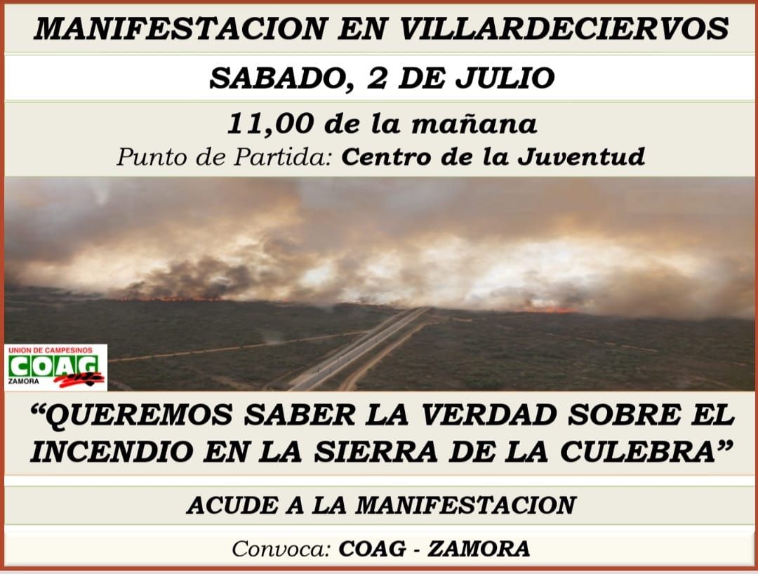 Cartel con la convocatoria.