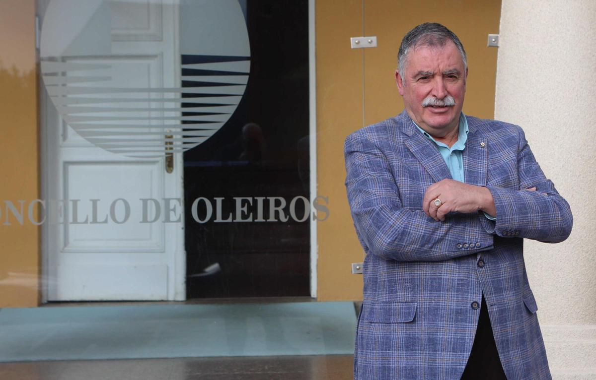 Ángel García Seoane, alcalde de Oleiros
