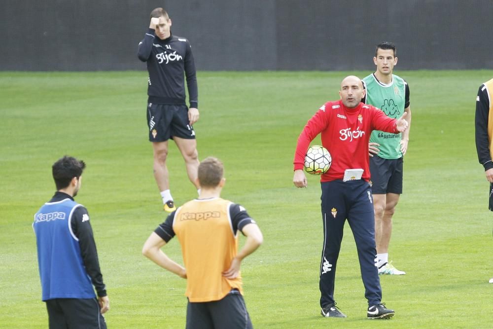 Entrenamiento del Sporting