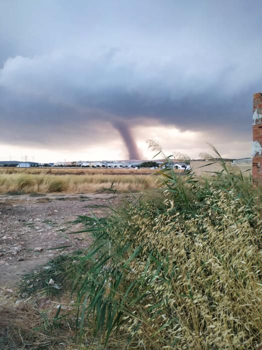 Un tornado atraviesa Campillos