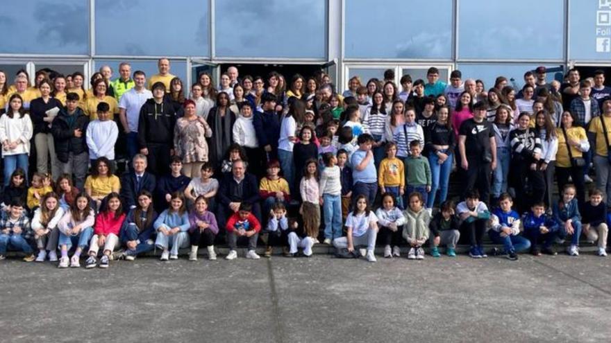 Participantes en la Feria Matemática, ayer en Palexco. |   // LOC