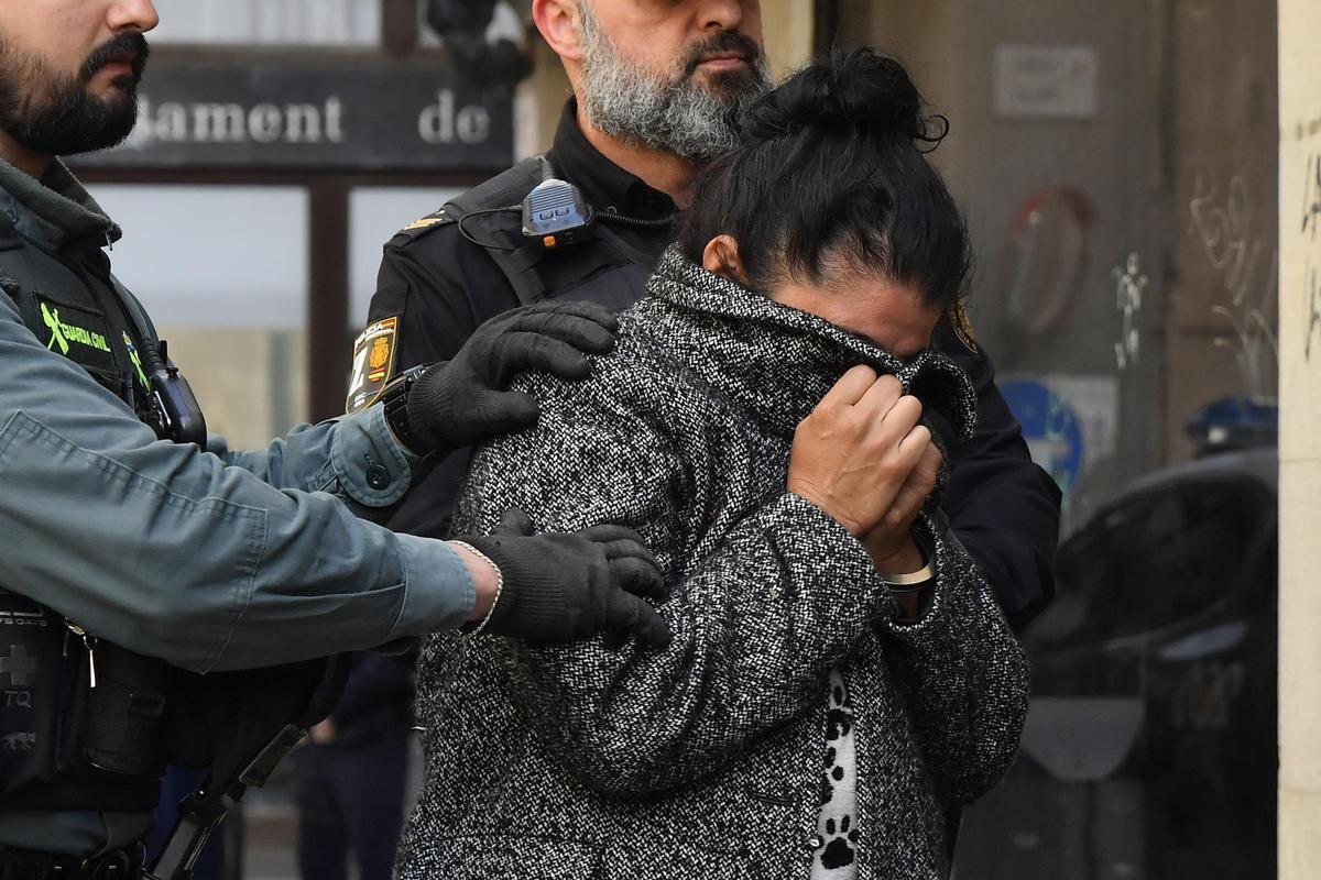 Yolanda Moreno, en los juzgados de Manacor tras su detención la semana pasada.