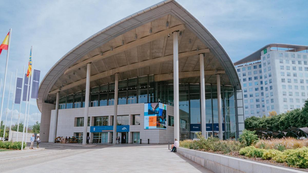 Fachada del Palacio de Congresos de València.