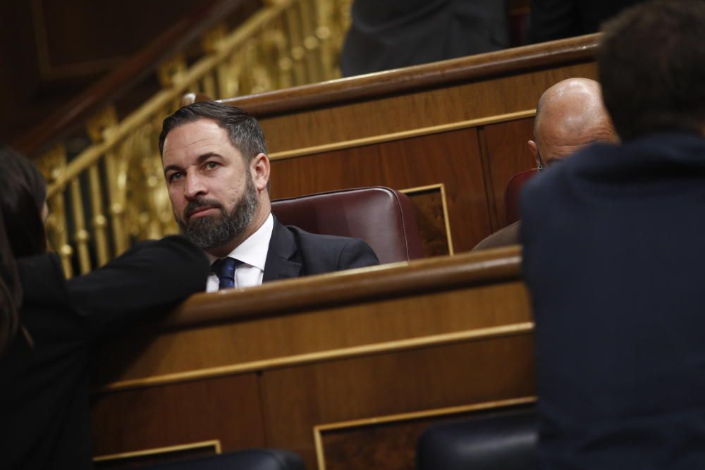 Entrada dels polítics presos al Congrés.