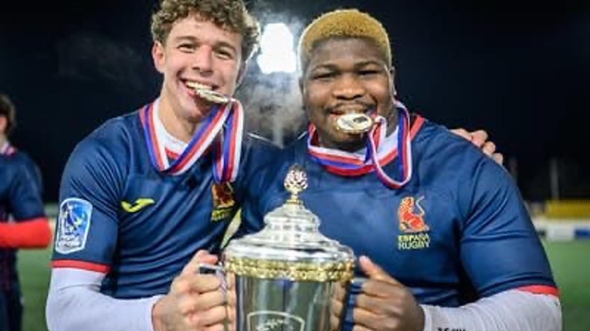 Lucas Gil, del CAU, campeón de Europa Sub-18.
