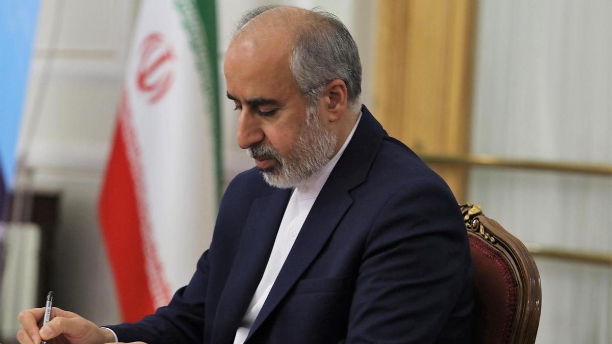 El portavoz del Ministerio de Exteriores iraní, Naser Kanani.