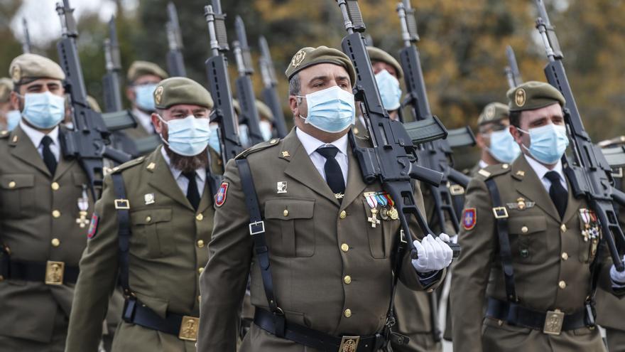 Un reemplazo de mil futuros soldados llega hoy a Cáceres