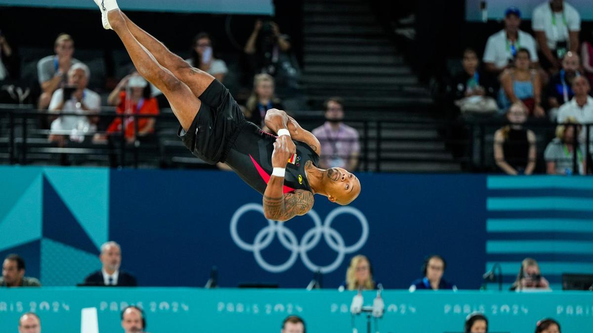 Ray Zapata, en la final de suelo.