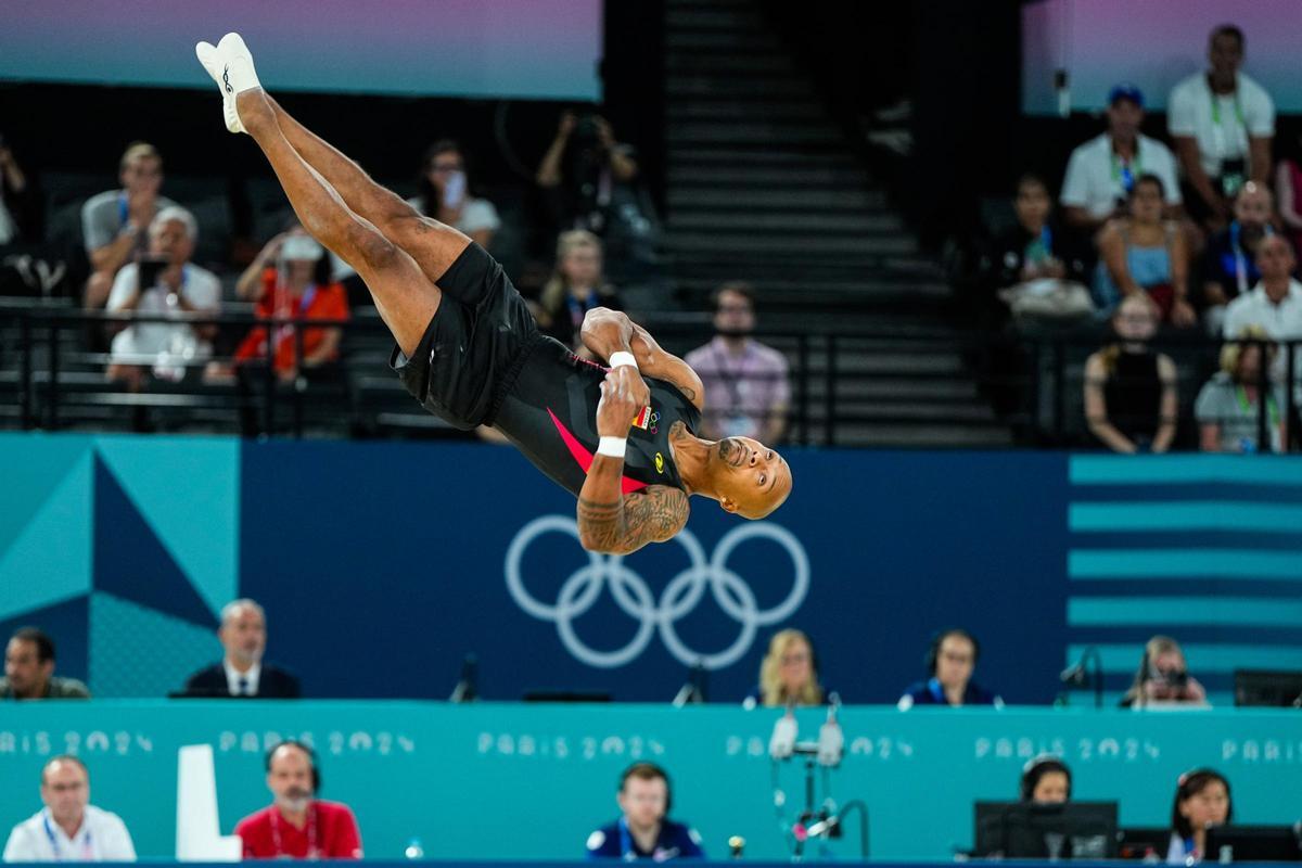 Ray Zapata, en la final de suelo.