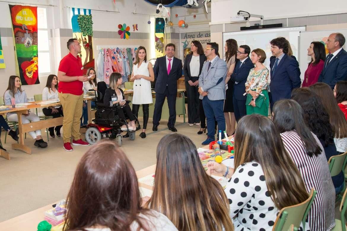 Visita de la reina doña Letizia a Villanuena de la Serena