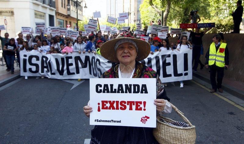 Manifestación: 'Salvemos Teruel'