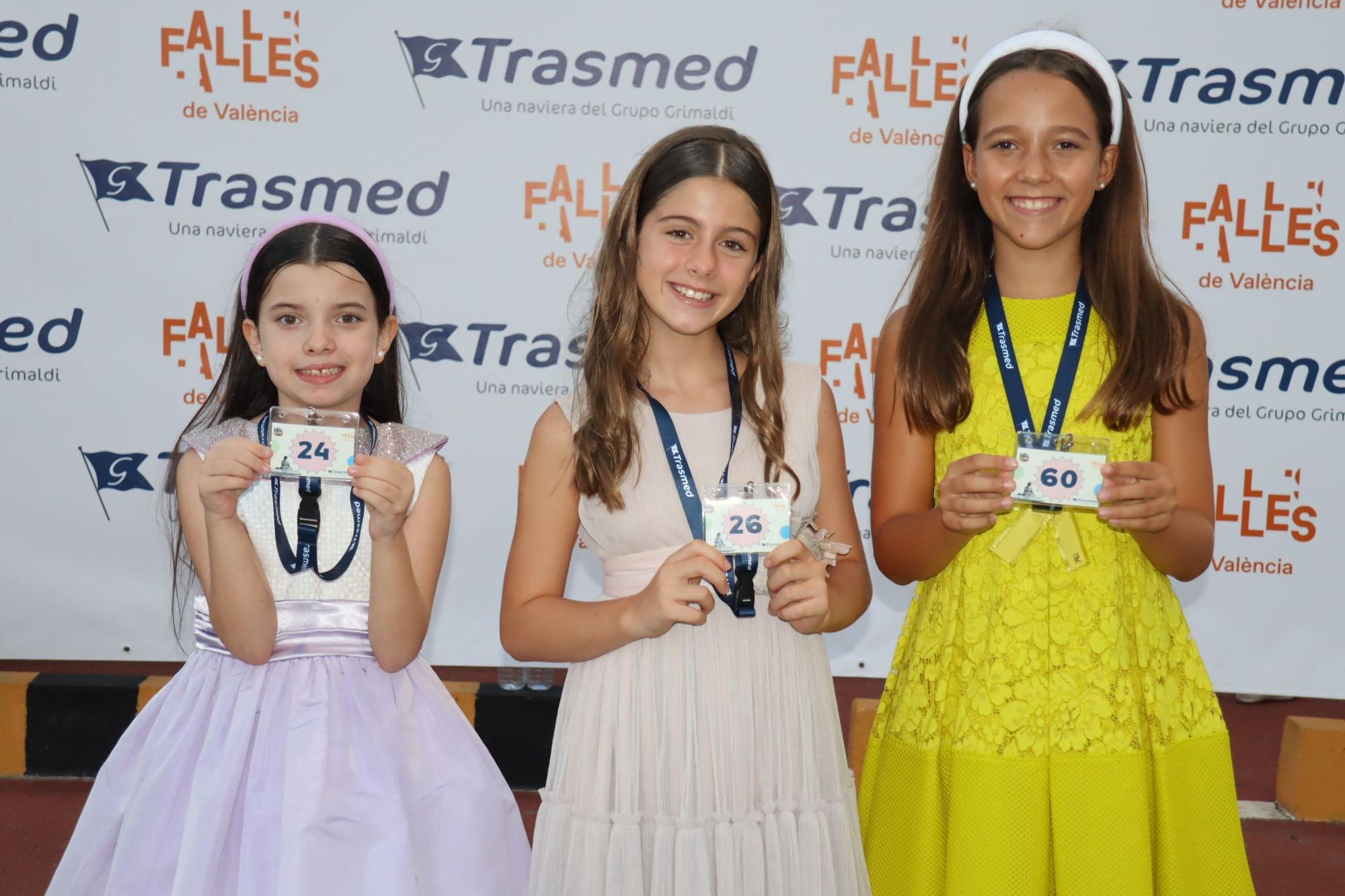 Los "números de la suerte" de las candidatas a Fallera Mayor Infantil de València 2025