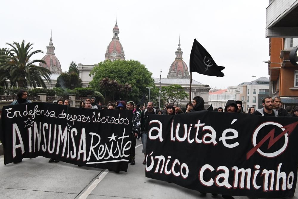 Manifestación de apoyo a la Insumisa