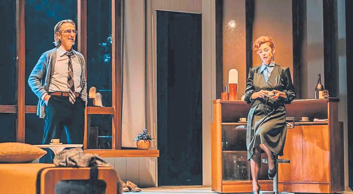 Ernesto Alterio y Marta Belenguer en Viejos Tiempos.