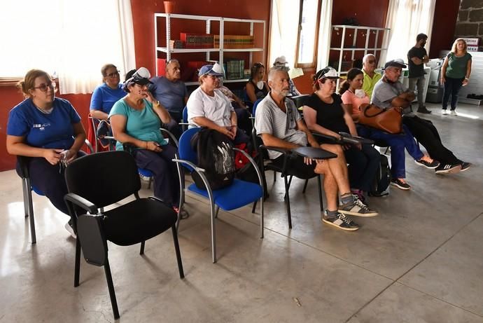 25/09/19 TELDE.  La antigua Fábrica de Azúcar de Telde, está siendo acondicionada por alumnos de PFAE.     FOTÓGRAFA: YAIZA SOCORRO.  | 25/09/2019 | Fotógrafo: Yaiza Socorro