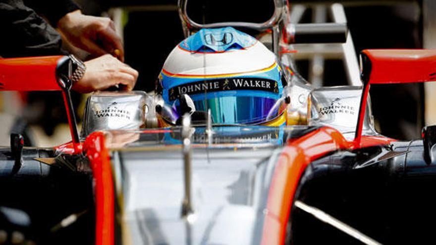 Fernando Alonso, en la primera jornada de libres.
