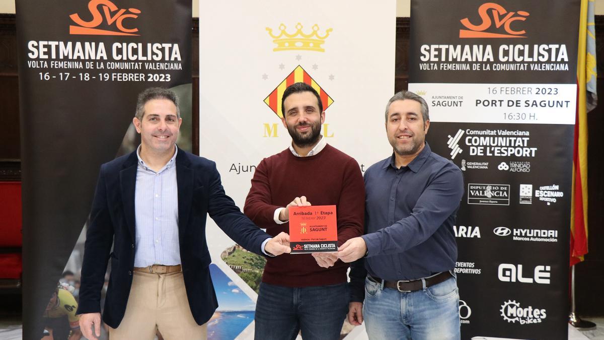 Presentación de la Volta Femenina en Sagunt.