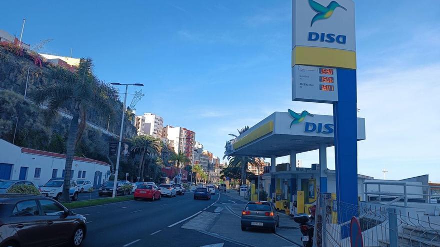 Gasolinera en Santa Cruz de La Palma.