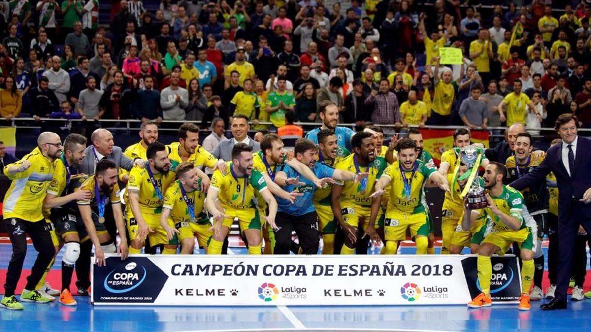 Jaén Paraíso Interior derrotó a Movistar Inter en la prórroga de la final de la Copa de España