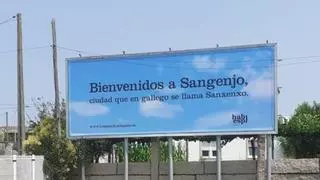 ‘Sangenjo’ regresa cada verano, esta ocasión en una valla de Hablamos Español