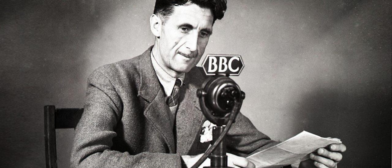 El escritor George Orwell.