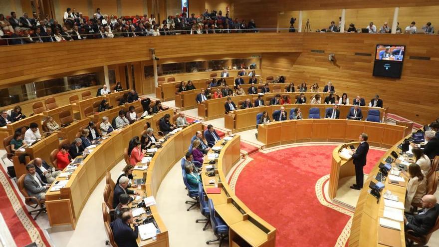 Pleno del Parlamento gallego