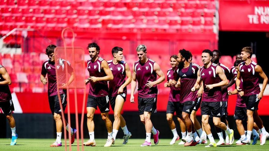 El Sevilla prepara el duelo en Bilbao ante el Athletic Club a la espera de Alfon