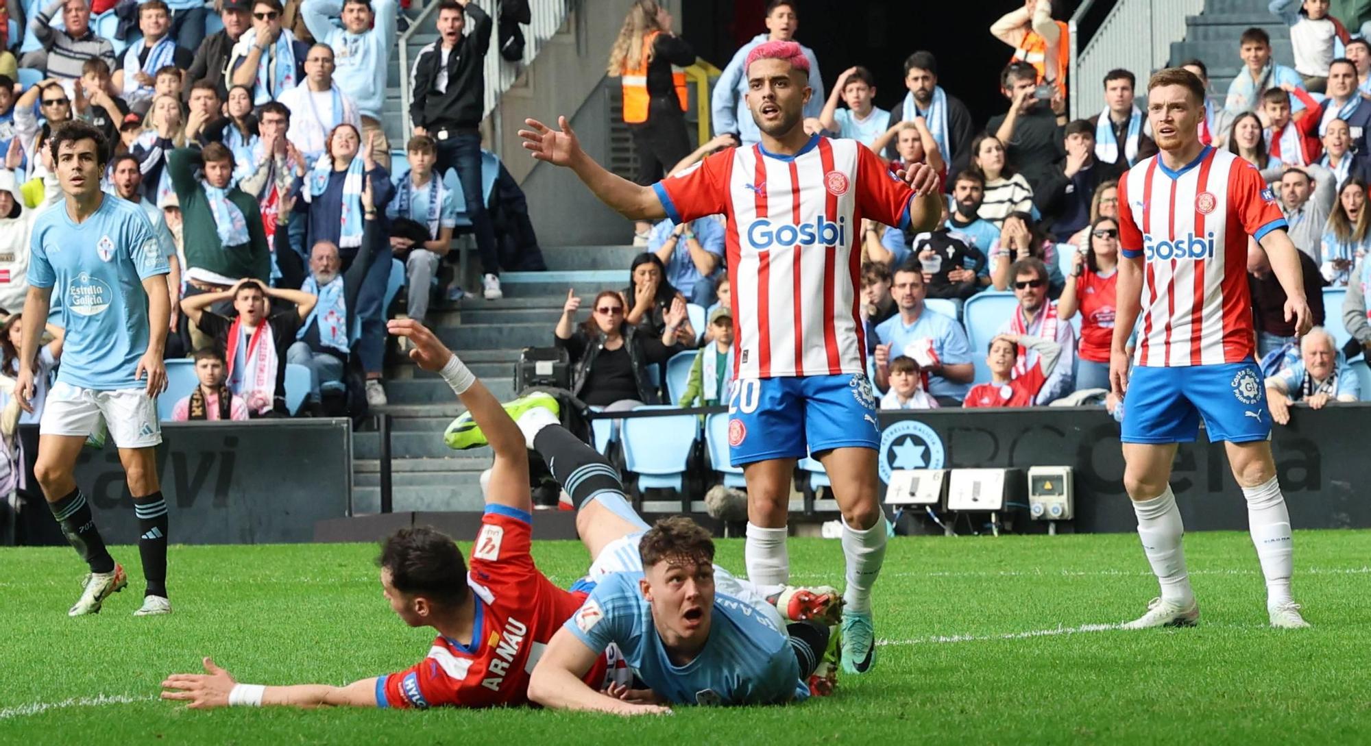 De la fiesta inicial a la decepción: las mejores imágenes del Celta-Girona