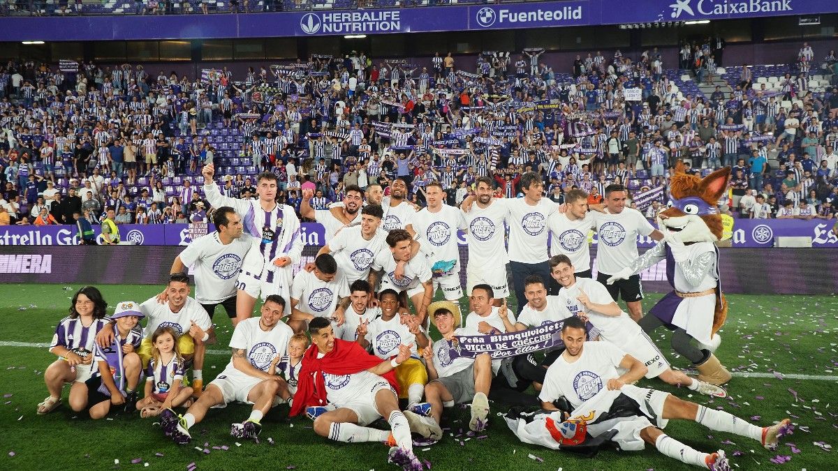 El Real Valladolid logró el ascenso a Primera División en la última jornada