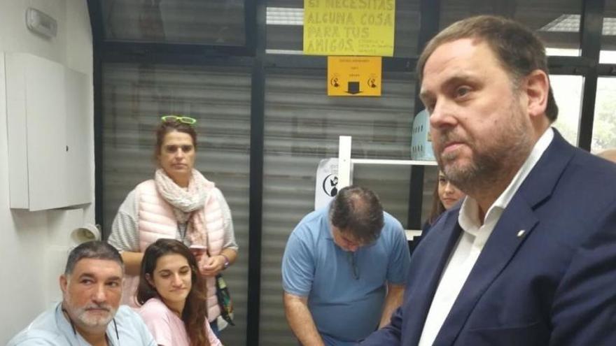 Una foto de archivo de Junqueras el día del referéndum.