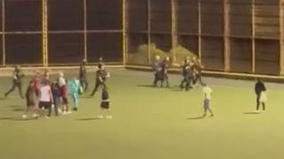 Violencia descontrolada obliga a suspender un partido de ascenso en Canarias