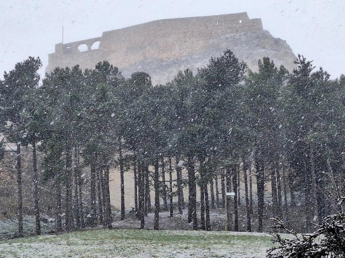 Las imágenes de Morella cubierta de nieve en Navidad