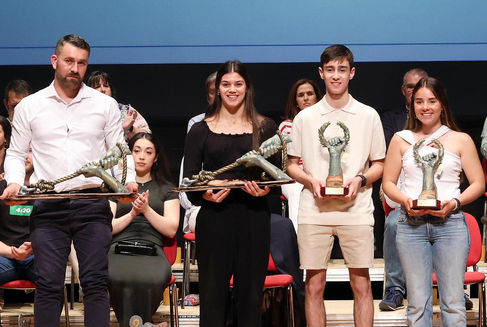 Daniel Costas (en nombre de Jonatan Giráldez), Laura Vázquez, Javier Otero e Inés Ameneiro.