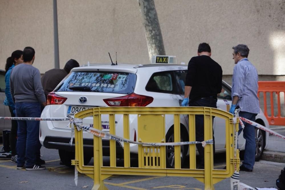 Apuñalan a un taxista para robarle la recaudación en Palma