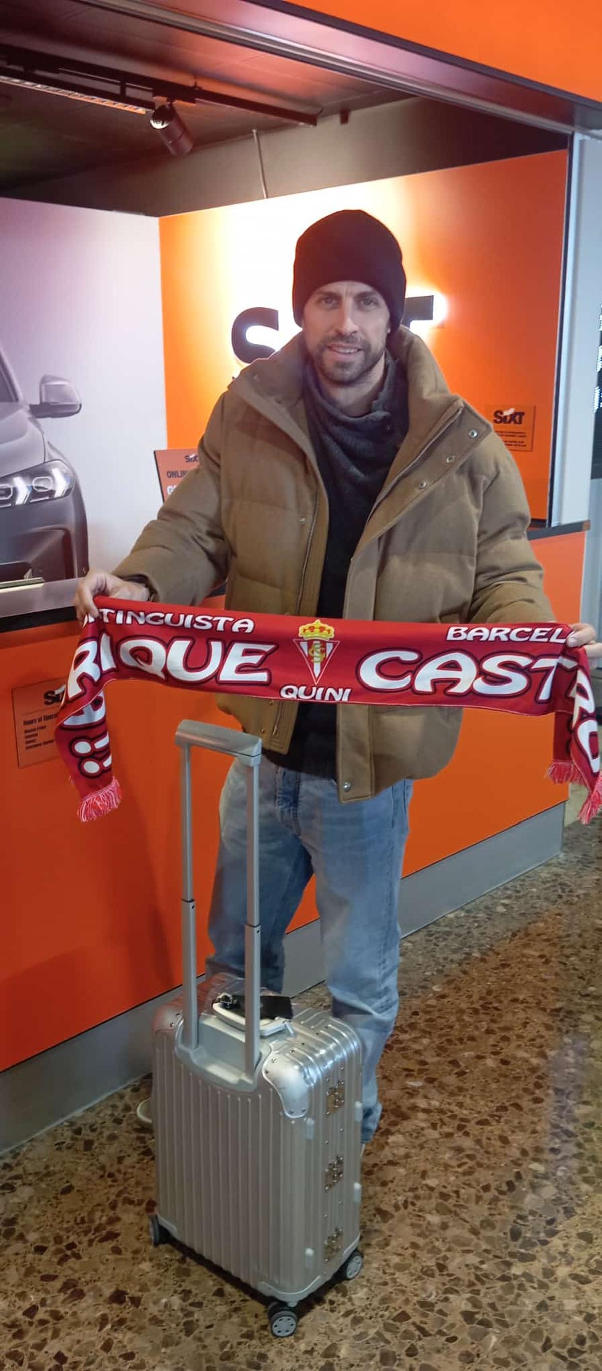 Piqué ya está en Gijón