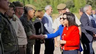 La ministra de Defensa fija posición desde Zamora sobre el CNI y Ceuta: "Cada uno ha hecho su trabajo"