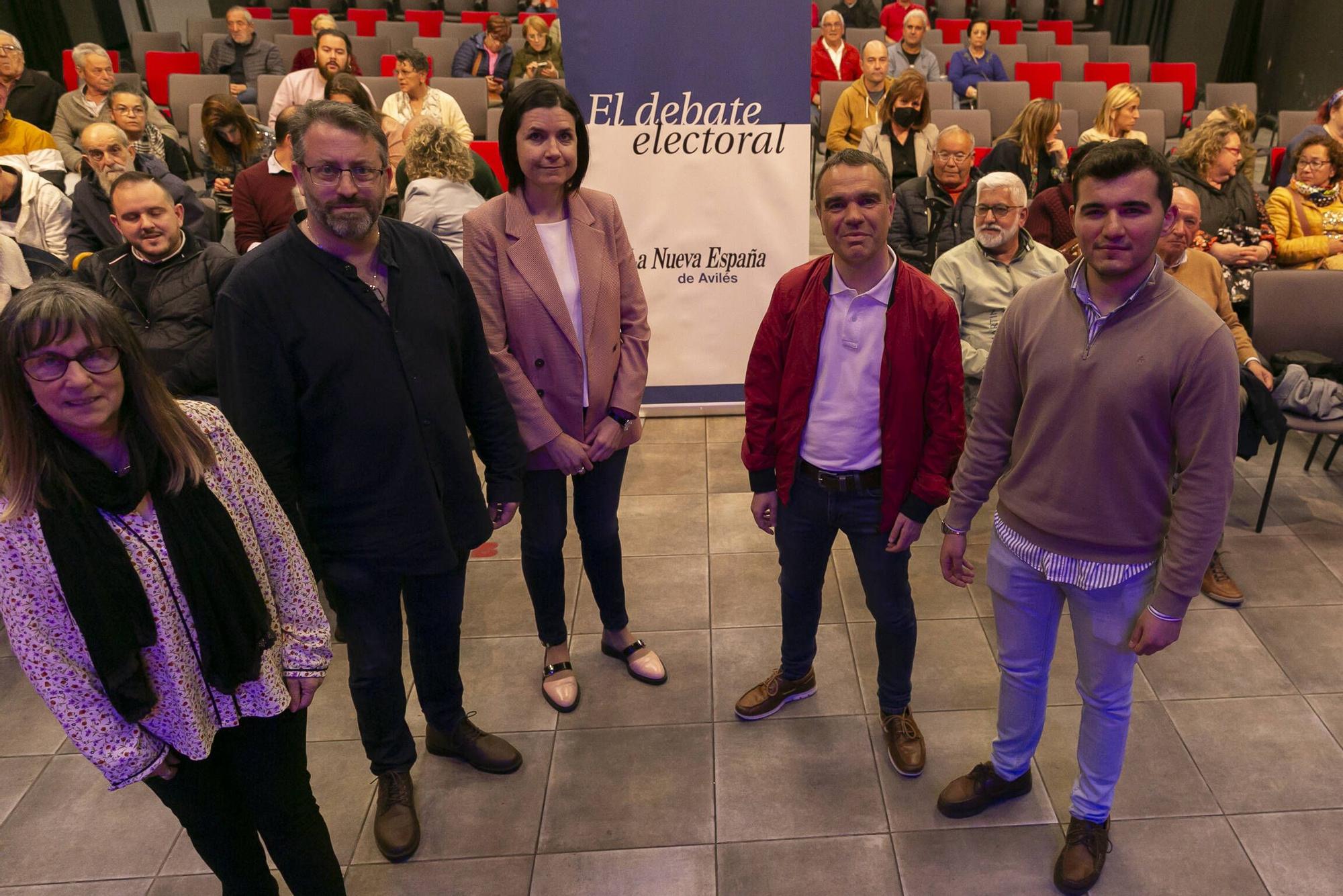 EN IMÁGENES, el debate electoral organizado por LA NUEVA ESPAÑA en Corvera