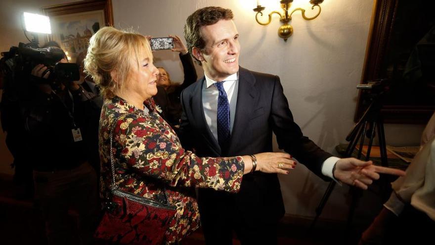 Mercedes Fernández junto Pablo Casado el día de los premios &quot;Princesa de Asturias&quot;