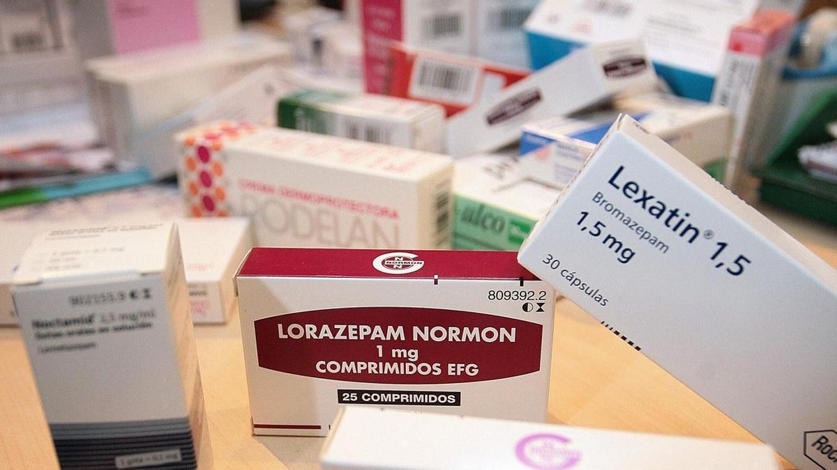 Medicamentos que contienen benzodicepinas.