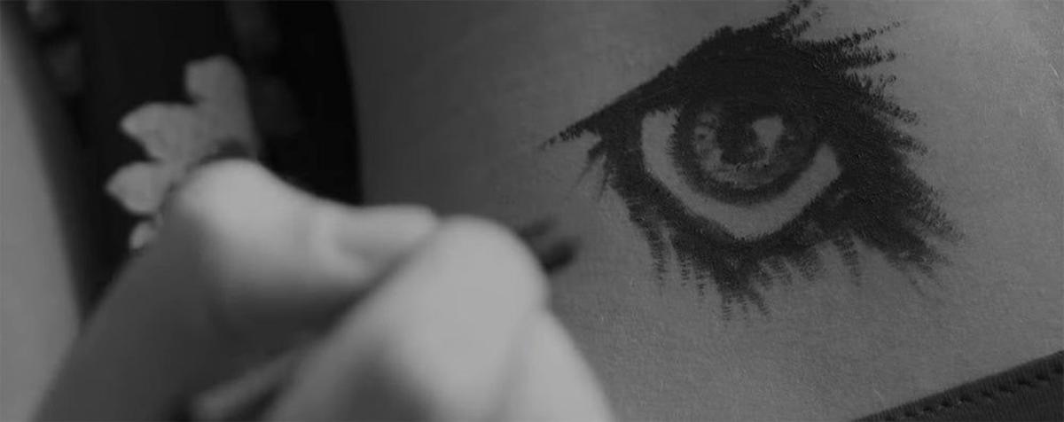 El ojo que sale en el videoclip de Cepeda