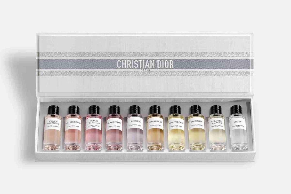 Cofre de 10 miniaturas de perfume La Collection Privée Christian Dior