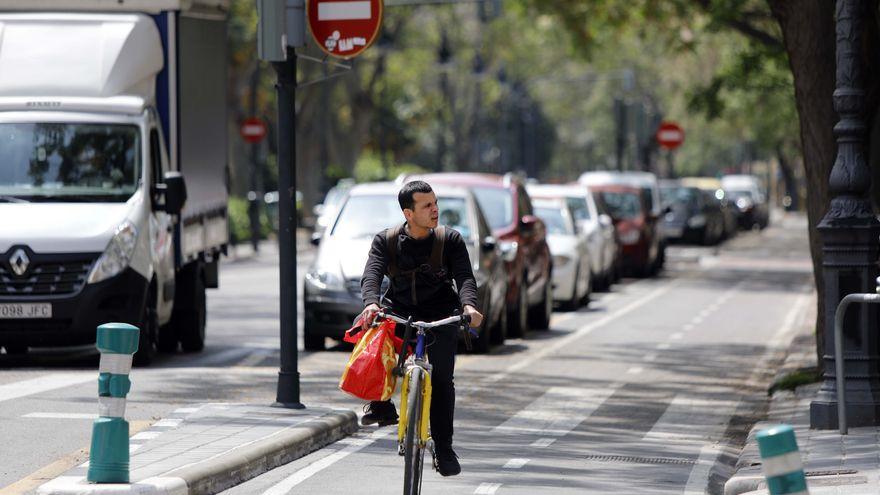 Nuevo carril bici en Valencia