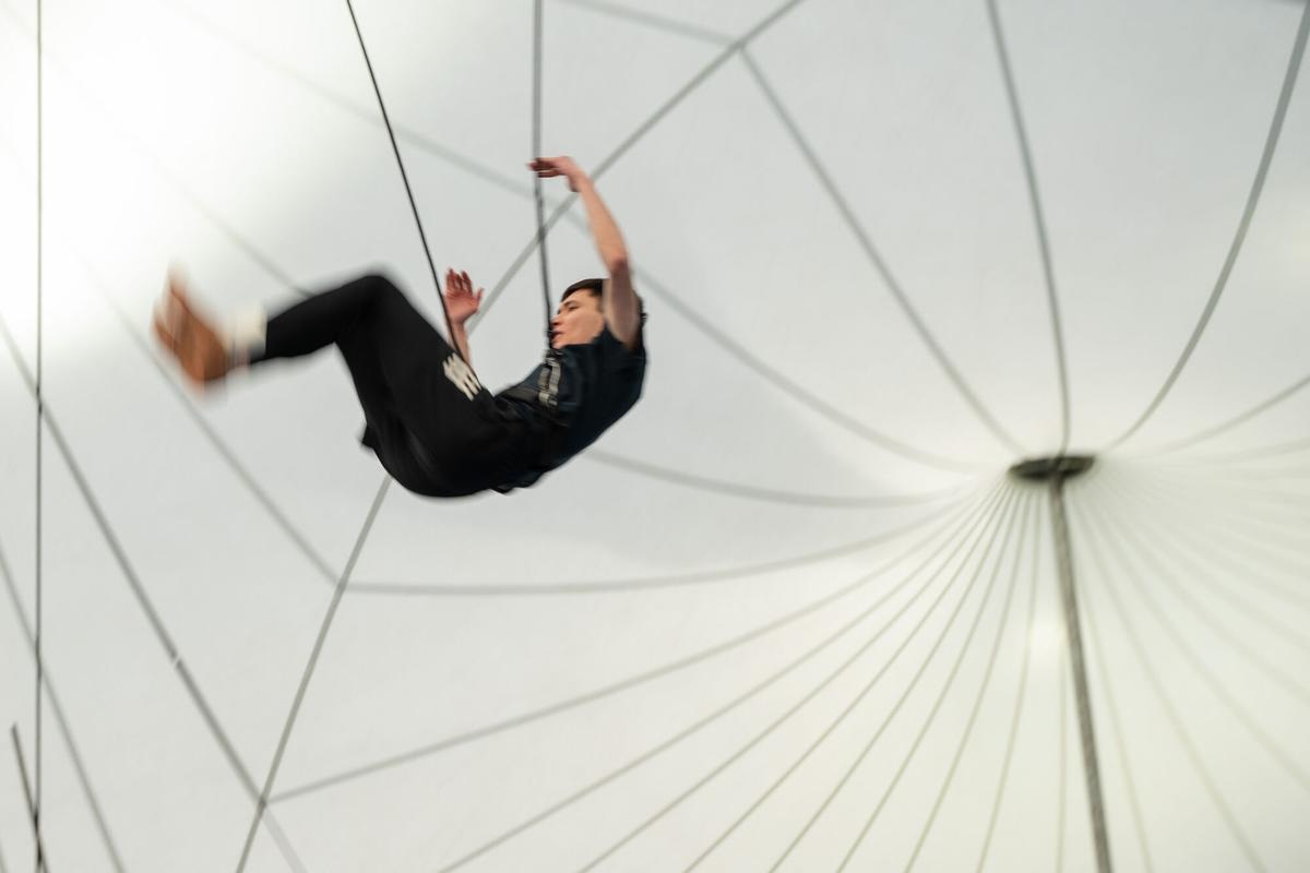 Últimos ensayos para el estreno de 'Kurious', nuevo espectáculo del Circo del Sol en Sevilla Últimos ensayos para el estreno de 'Kurious', nuevo espectáculo del Circo del Sol en Sevilla