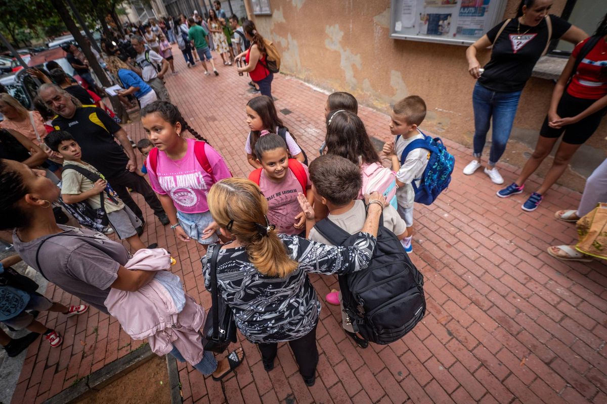 Vuelta al cole en el Institut Escola Canyelles de Barcelona