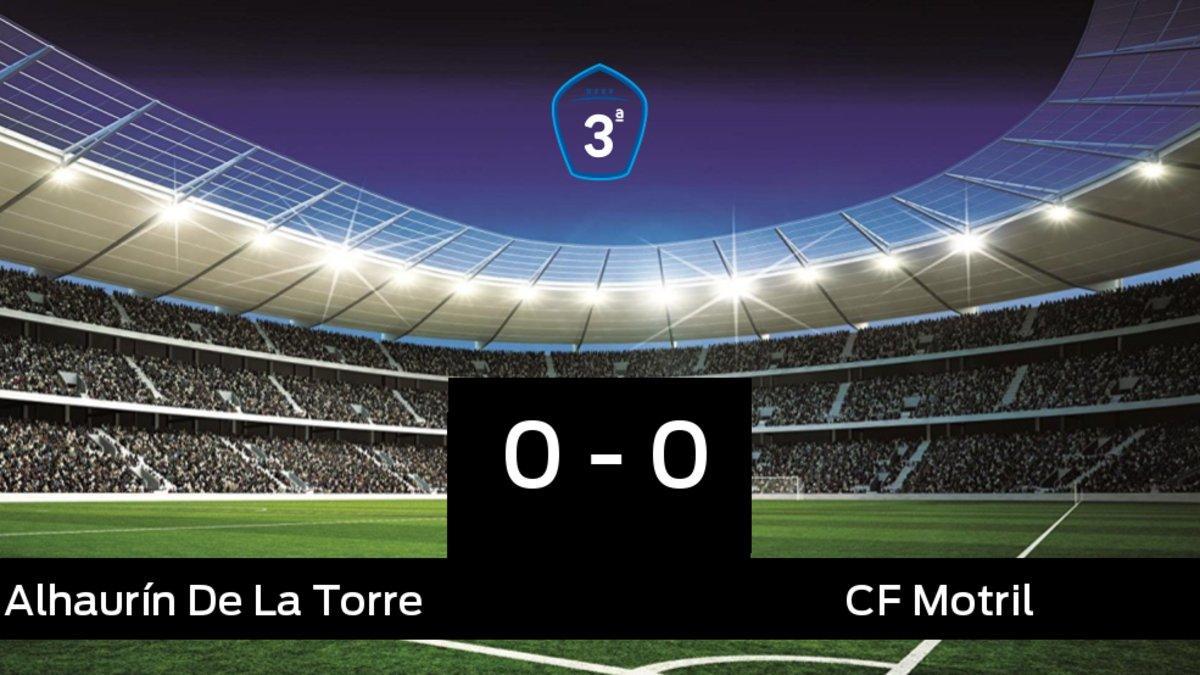 Reparto de puntos entre el Alhaurín De La Torre y el Motril, el marcador final fue 0-0