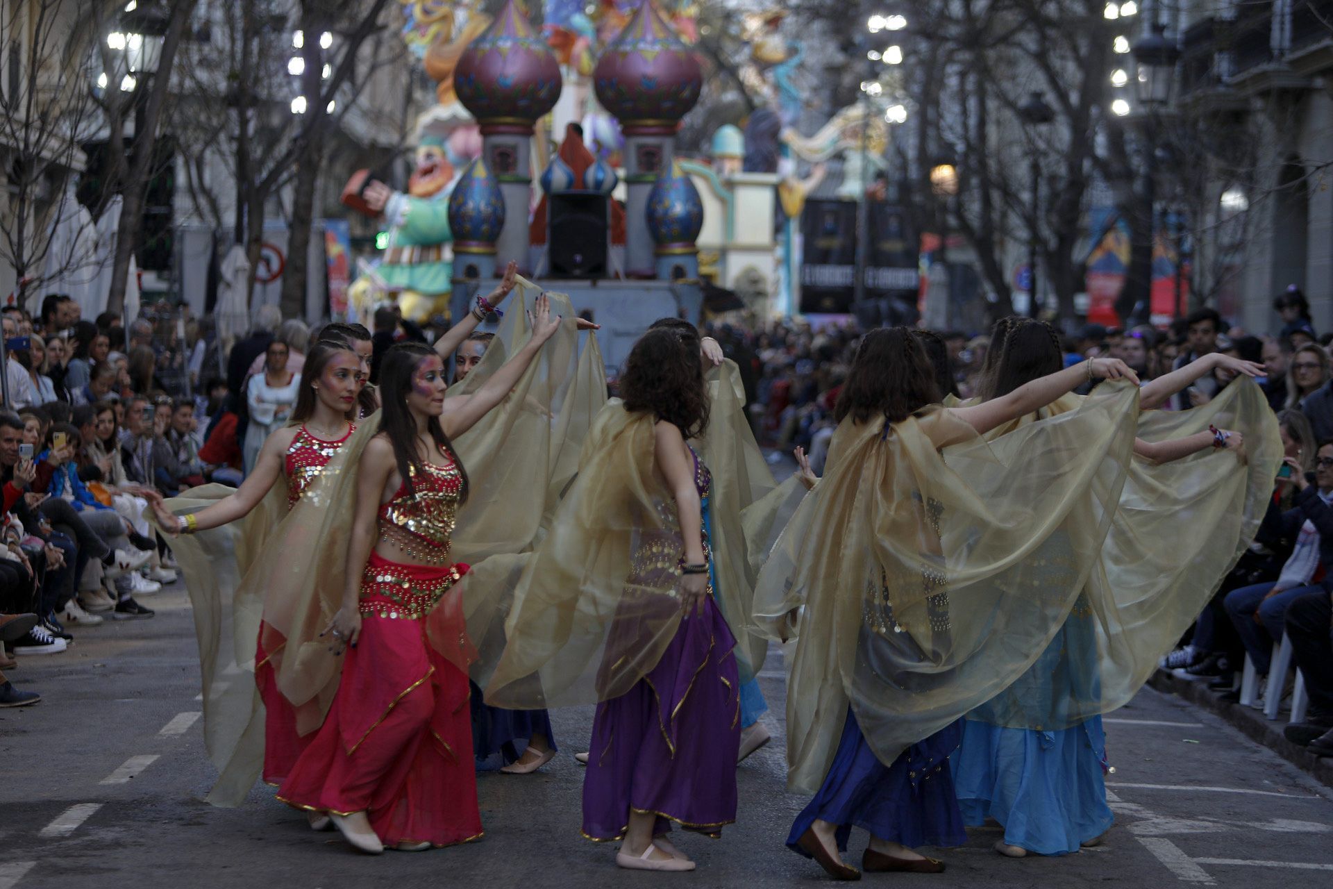 Parada Mora de Almirante en las Fallas de 2023