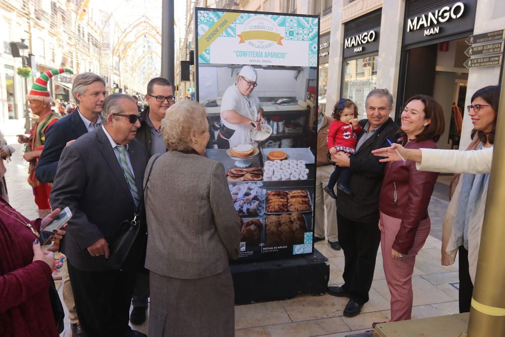 Málaga homenajea a sus comercios centenarios