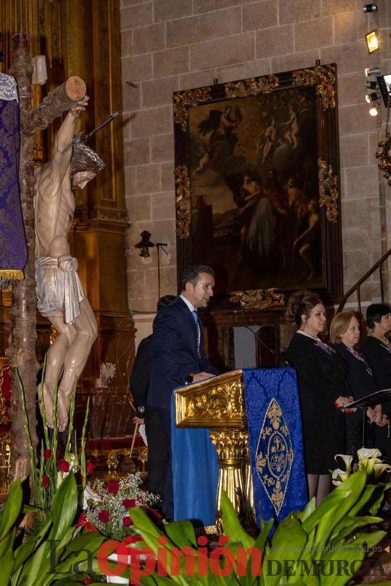 Pregón de Semana Santa en Caravaca por Álvaro Peña