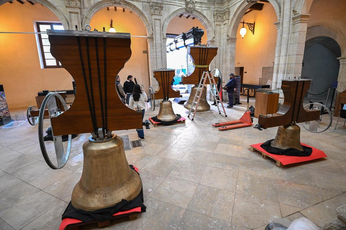 Así han quedado las campanas de la Catedral de Orihuela tras su restauración