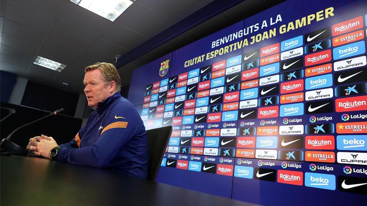 Koeman: "Ya no sabemos cuando es mano..."